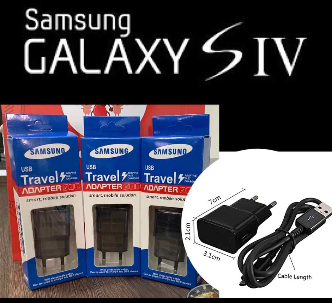 TRAVEL CHARGER SAMSUNG S4 PACKING NEW (BIRU)